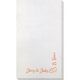 Corner Text with Graphic Double Hearts Bamboo Luxe Guest Towels Image 2 of 3